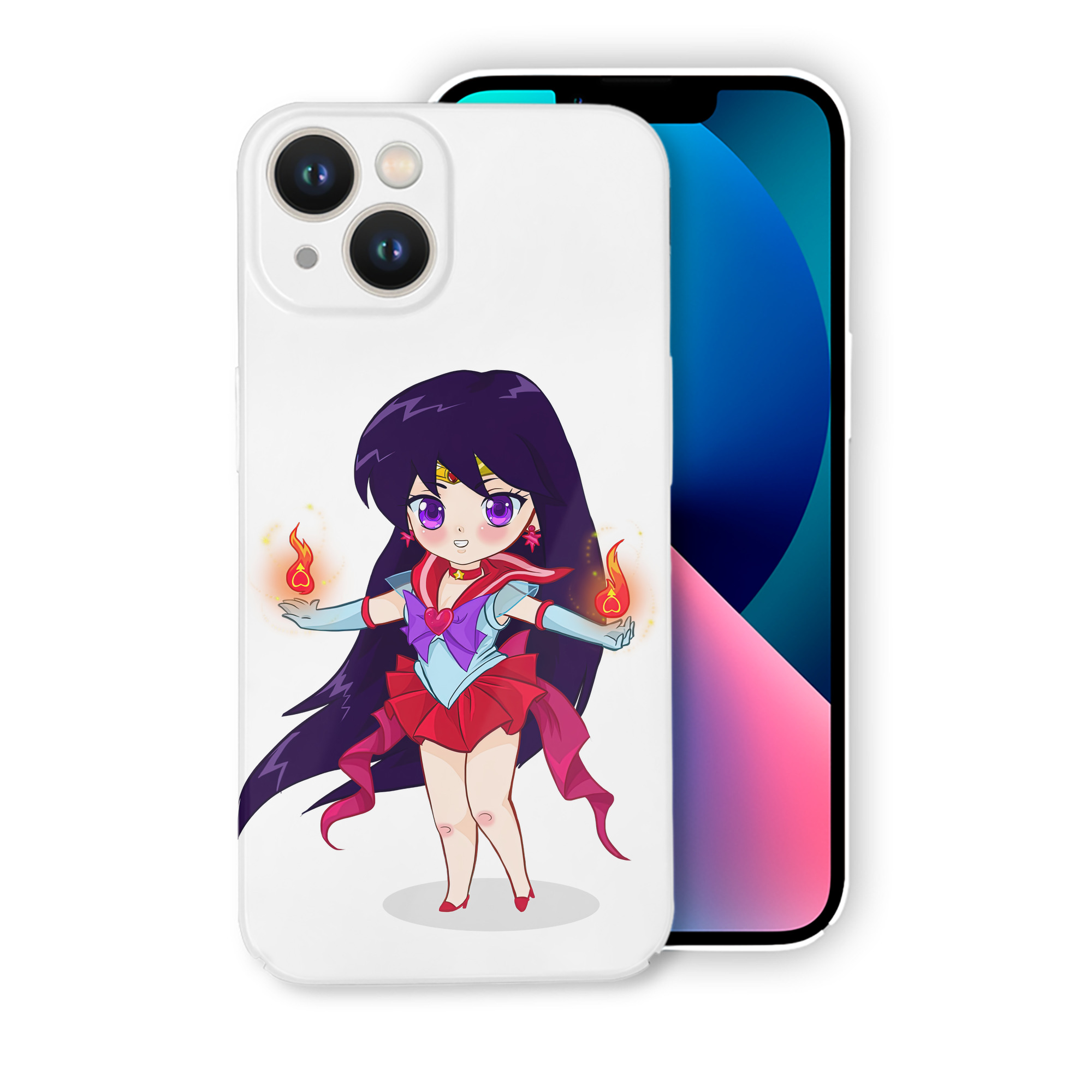 （画像用） 美少女戦士セーラームーン 火野レイ ひの レイ Sailor Moon Hino Rei （セーラーマーズ,Sailor Mars） 【iPhone 14シリーズ対応】ハードケース